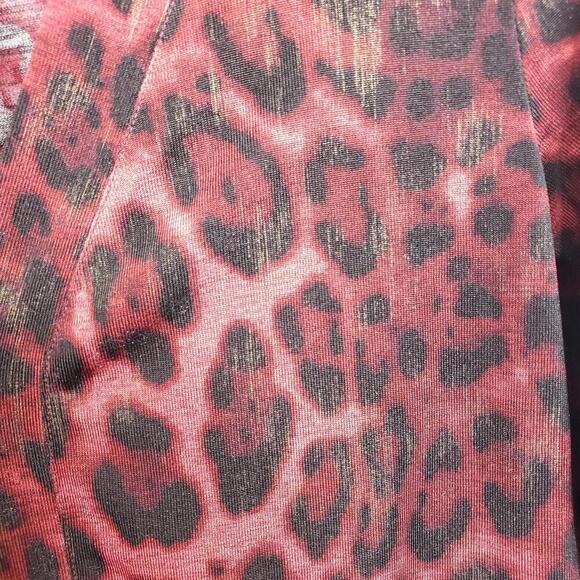 Susan Graver Sweater Womens Small Leopard Exotic Duster Longline Cardigan - Picture 5 of 10